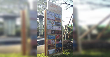 商業(yè)街戶外廣告牌 標(biāo)識牌制作及安裝案列