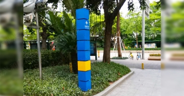少年宮劇場(chǎng)導(dǎo)視指引牌制作案例