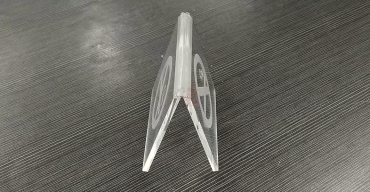 亞克力雕刻V型臺牌制作案例一2