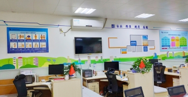 亞克力UV公司文化墻制作案例一2