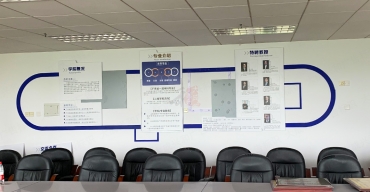 深圳大學外國語學院文化墻制作案例3