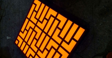不銹鋼鏤空燈箱制作案例一2