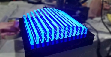 亞克力導光板樣品展示架定制2