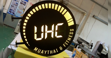 門店懸掛式廣告燈箱案例之一2