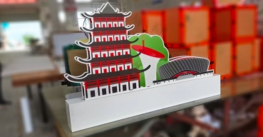 PVC工藝制品廣告展板展牌定制案例一