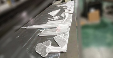 PVC工藝制品廣告展板展牌定制案例二